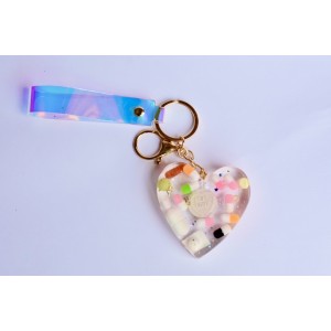Valentines lovers handmade key chain gift