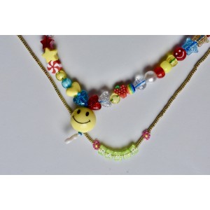 Rave party collier smiley