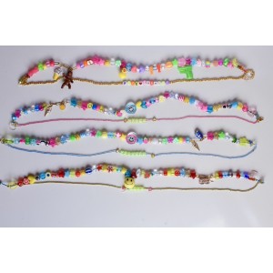 Colliers disco en perles variées 2021 collection