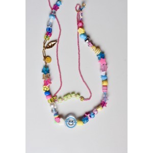 rave party beaded choker handmade