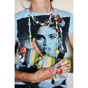 Acid 80's clubbers necklace