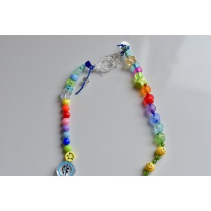Long necklace multicolor handmade