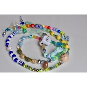 LGBTQ handmade colorful necklace