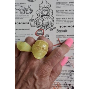 Frankenstein resin ring handmade