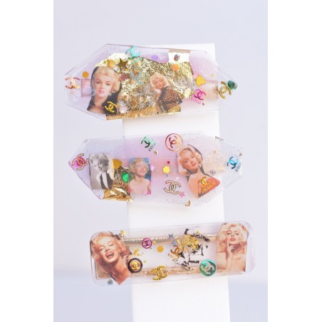 Marilyn Monroe barrettes