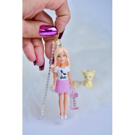 Earrings with barbie doll