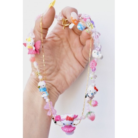 Hello Kitty collier ballerine danseuse rose