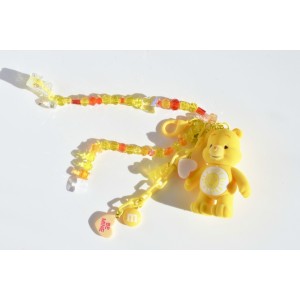 Bisounours jaune porte clef