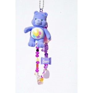 Bisounours violet porte clef