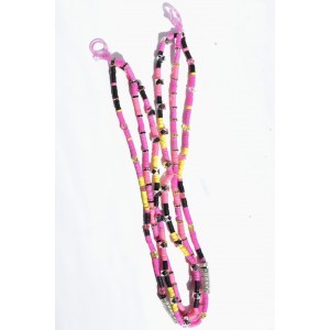 Punky Brewster pink belt necklace and strap