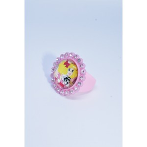 Vintage Pink Acrylic Ring