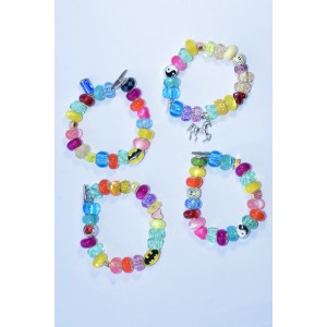 XXL beads colorful bangle