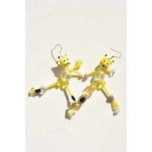Pokemon beaded earrings handmade