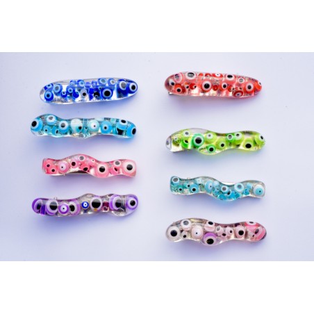 Matiasma devil eye hair clips duo