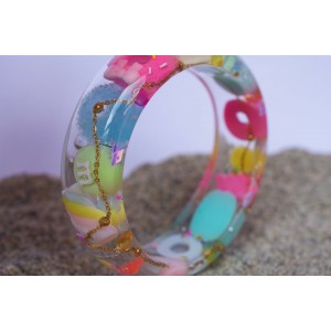sweet and candy transparent bangle