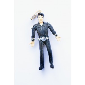 Boucles d'oreilles Elvis Presley figurines
