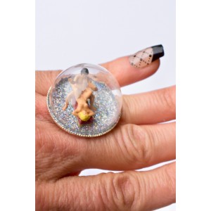 Bague bulle érotique