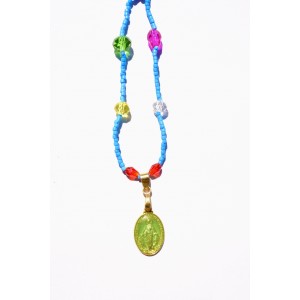 Collier médaillon vierge Marie