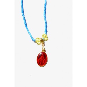 Collier médaillon vierge Marie