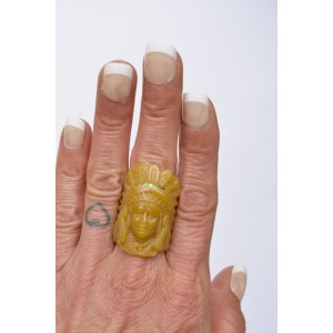 Indian ameridian resin ring