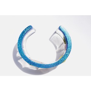 Cinderella resin bangle cuff