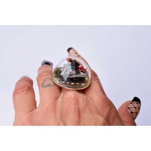 Bague moto miniature