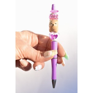 Fantasy pens with puppy animals and pearls