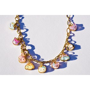 Collier multi charmes kawaii