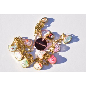 Collier multi charmes kawaii