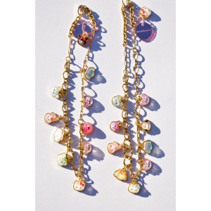 Collier multi charmes kawaii