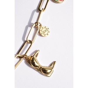 Casino necklace with its 17 charms