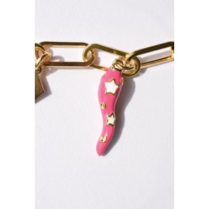 Casino necklace with its 17 charms