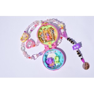 Polly Pocket necklace or bag charm