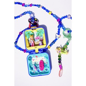 Polly Pocket necklace or bag charm