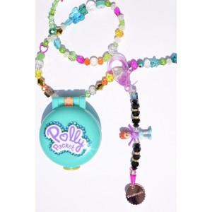 Polly Pocket necklace or bag charm