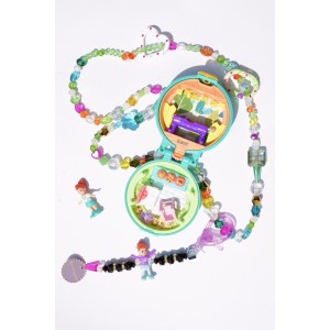 Polly Pocket necklace or bag charm