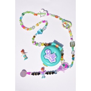 Polly Pocket necklace or bag charm