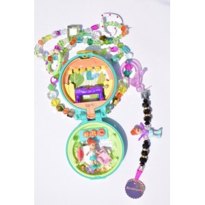 Polly Pocket necklace or bag charm