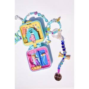 Polly Pocket necklace or bag charm