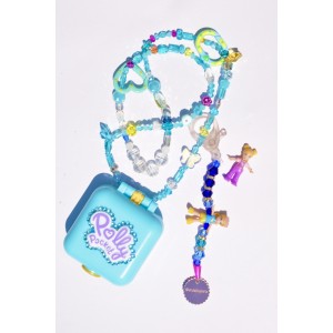Polly Pocket necklace or bag charm
