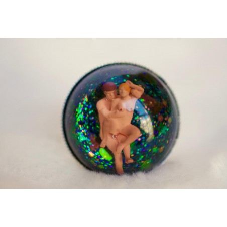 Kamasutra lovers erotic ring with its tiny miniatures people