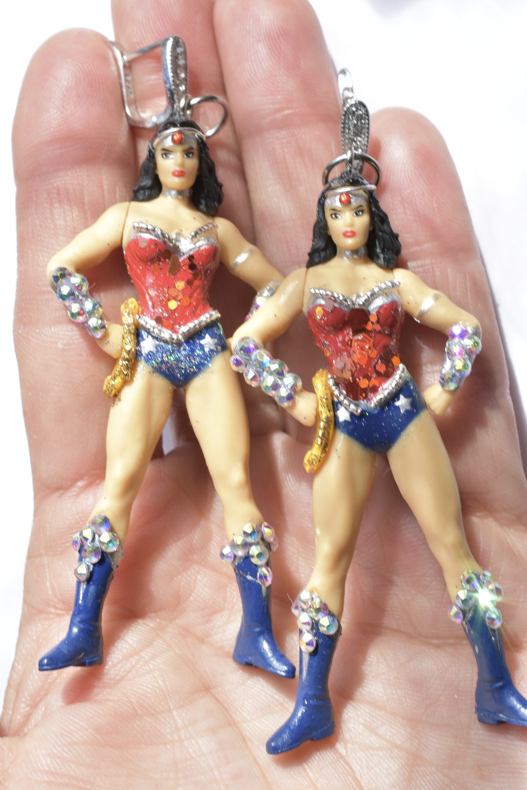 Wonder Woman earrings