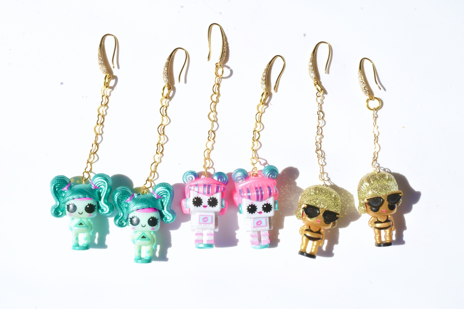 LOL surprise earrings dolls