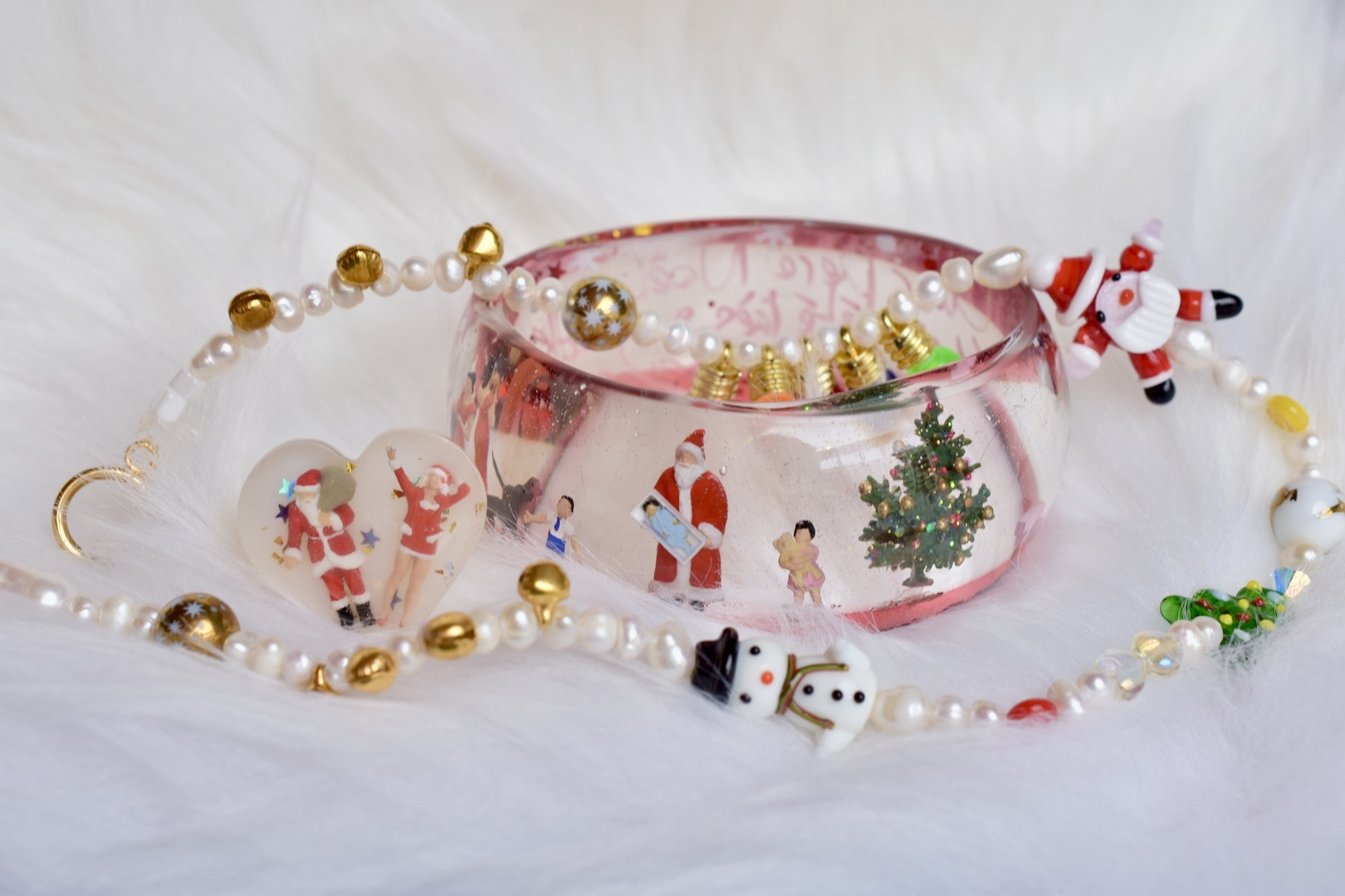 Christmas jewelry bangle handmade collection