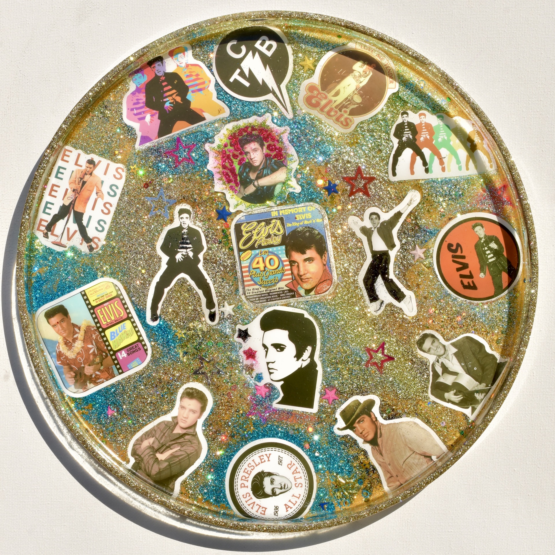 Elvis Presley resin Tray handmade in resin